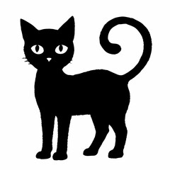 Halloween Cat Bundle Cut File, Cat Witch Svg, Clipart, Vector SVG 