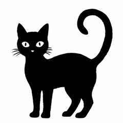 Halloween Cat Bundle Cut File, Cat Witch Svg, Clipart, Vector SVG 