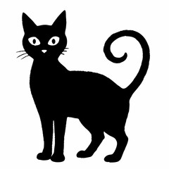 Halloween Cat Bundle Cut File, Cat Witch Svg, Clipart, Vector SVG 