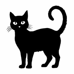 Halloween Cat Bundle Cut File, Cat Witch Svg, Clipart, Vector SVG 