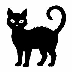 Halloween Cat Bundle Cut File, Cat Witch Svg, Clipart, Vector SVG 