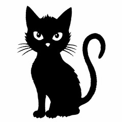 Halloween Cat Bundle Cut File, Cat Witch Svg, Clipart, Vector SVG 