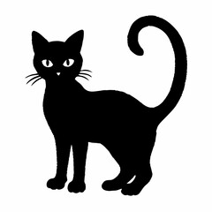 Halloween Cat Bundle Cut File, Cat Witch Svg, Clipart, Vector SVG 