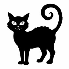 Halloween Cat Bundle Cut File, Cat Witch Svg, Clipart, Vector SVG 