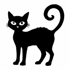 Halloween Cat Bundle Cut File, Cat Witch Svg, Clipart, Vector SVG 