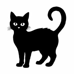 Halloween Cat Bundle Cut File, Cat Witch Svg, Clipart, Vector SVG 