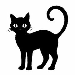 Halloween Cat Bundle Cut File, Cat Witch Svg, Clipart, Vector SVG 