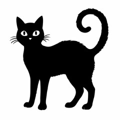Halloween Cat Bundle Cut File, Cat Witch Svg, Clipart, Vector SVG 