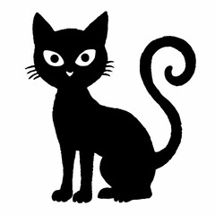 Halloween Cat Bundle Cut File, Cat Witch Svg, Clipart, Vector SVG 
