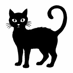Halloween Cat Bundle Cut File, Cat Witch Svg, Clipart, Vector SVG 