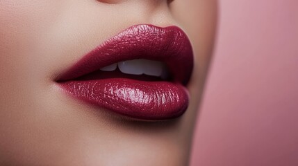 Fototapeta premium Close up of beautiful lips 
