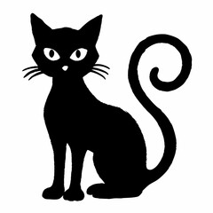 Halloween Cat Bundle Cut File, Cat Witch Svg, Clipart, Vector SVG 