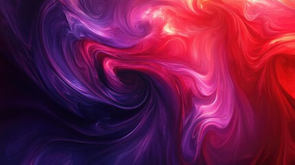 Obraz premium Abstract background with swirling red and purple colors, creating a mesmerizing effect.