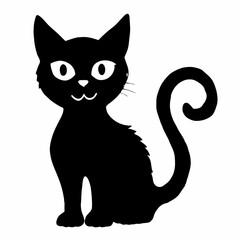 Halloween Cat Bundle Cut File, Cat Witch Svg, Clipart, Vector SVG 