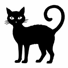 Halloween Cat Bundle Cut File, Cat Witch Svg, Clipart, Vector SVG 