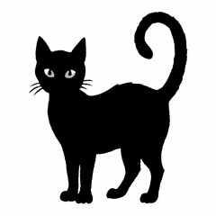 Halloween Cat Bundle Cut File, Cat Witch Svg, Clipart, Vector SVG 