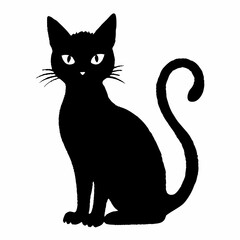 Halloween Cat Bundle Cut File, Cat Witch Svg, Clipart, Vector SVG 