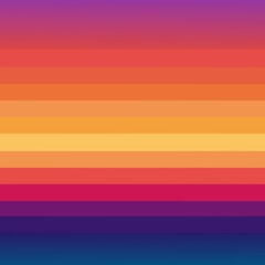 Vibrant Sunset Gradient Smooth Orange, Pink, and Purple Transitions in Vector Art