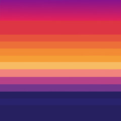 Vibrant Sunset Gradient Smooth Orange, Pink, and Purple Transitions in Vector Art