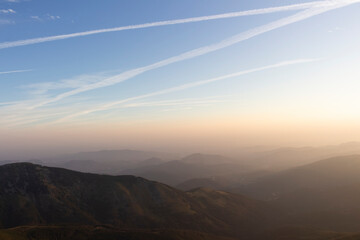 Sunrise at the Stara Planina mountains, Serbia