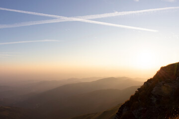 Sunrise at the Stara Planina mountains, Serbia