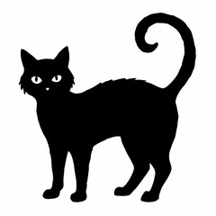 Halloween Cat Bundle Cut File, Cat Witch Svg, Clipart, Vector SVG 