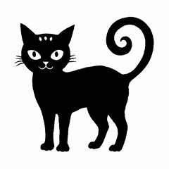 Halloween Cat Bundle Cut File, Cat Witch Svg, Clipart, Vector SVG 