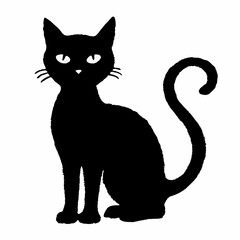 Halloween Cat Bundle Cut File, Cat Witch Svg, Clipart, Vector SVG 