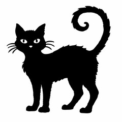 Halloween Cat Bundle Cut File, Cat Witch Svg, Clipart, Vector SVG 