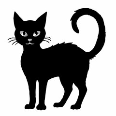 Halloween Cat Bundle Cut File, Cat Witch Svg, Clipart, Vector SVG 