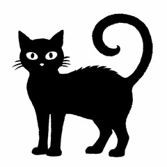 Halloween Cat Bundle Cut File, Cat Witch Svg, Clipart, Vector SVG 