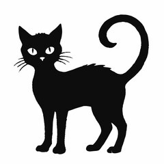 Halloween Cat Bundle Cut File, Cat Witch Svg, Clipart, Vector SVG 