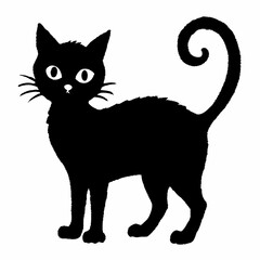 Halloween Cat Bundle Cut File, Cat Witch Svg, Clipart, Vector SVG 