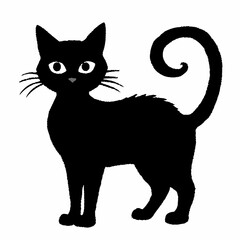 Halloween Cat Bundle Cut File, Cat Witch Svg, Clipart, Vector SVG 