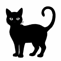 Halloween Cat Bundle Cut File, Cat Witch Svg, Clipart, Vector SVG 