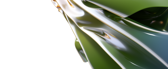 A swirling iridescent liquid creates an abstract otherworldly landscape