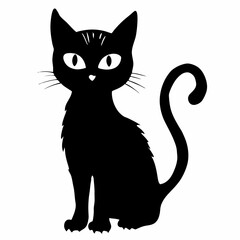 Halloween Cat Bundle Cut File, Cat Witch Svg, Clipart, Vector SVG 