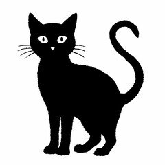 Halloween Cat Bundle Cut File, Cat Witch Svg, Clipart, Vector SVG 