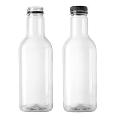 Empty plastic bottle