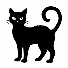 Halloween Cat Bundle Cut File, Cat Witch Svg, Clipart, Vector SVG 