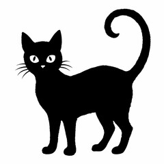 Halloween Cat Bundle Cut File, Cat Witch Svg, Clipart, Vector SVG 