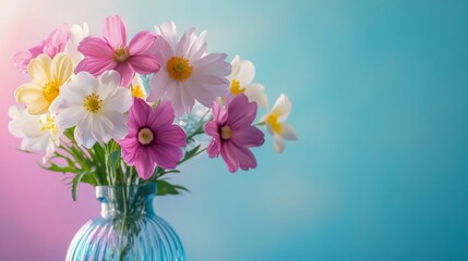 Fototapeta premium Spring flowers in a vase