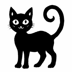 Halloween Cat Bundle Cut File, Cat Witch Svg, Clipart, Vector SVG 