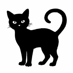 Halloween Cat Bundle Cut File, Cat Witch Svg, Clipart, Vector SVG 