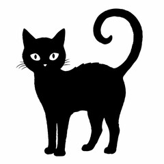 Halloween Cat Bundle Cut File, Cat Witch Svg, Clipart, Vector SVG 