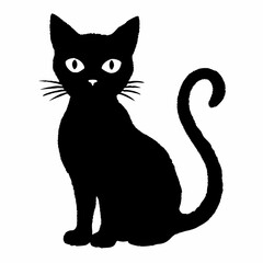 Halloween Cat Bundle Cut File, Cat Witch Svg, Clipart, Vector SVG 