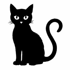 Halloween Cat Bundle Cut File, Cat Witch Svg, Clipart, Vector SVG 