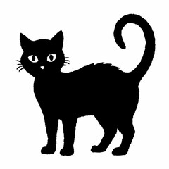Halloween Cat Bundle Cut File, Cat Witch Svg, Clipart, Vector SVG 