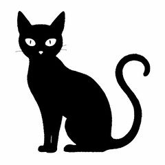 Halloween Cat Bundle Cut File, Cat Witch Svg, Clipart, Vector SVG 