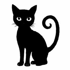 Halloween Cat Bundle Cut File, Cat Witch Svg, Clipart, Vector SVG 